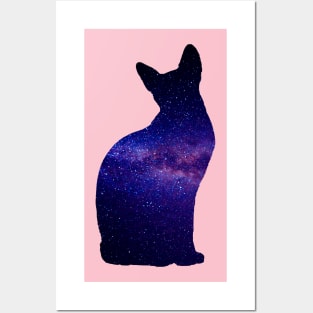 Space cat Posters and Art